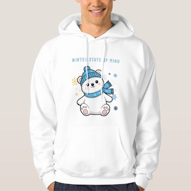 Sudadera Estado Mental Invernal - Edición Fría y Tranquila (Anverso)