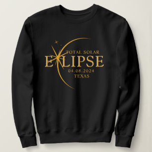 Sudadera Estado Personalizado moderno 2024 Eclipse solar to