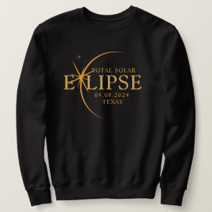 Sudadera Estado Personalizado moderno 2024 Eclipse solar to