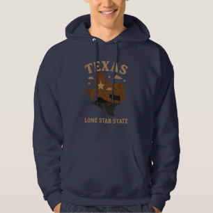 Sudadera Estado solitario de Texas - Un tributo a la indepe