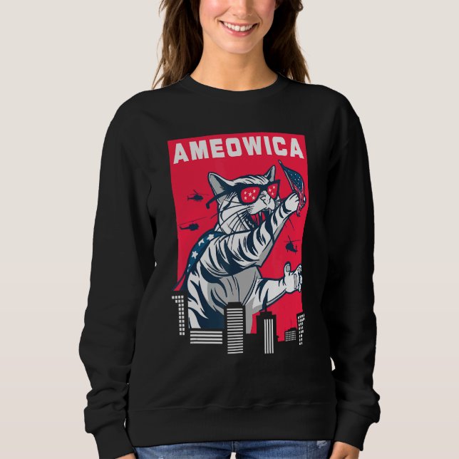 Sudadera Estados Unidos 4 de julio Día de la Independencia  (Anverso)