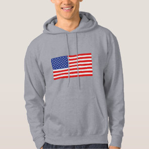 Sudadera Estados Unidos - Bandera estadounidense con dimens
