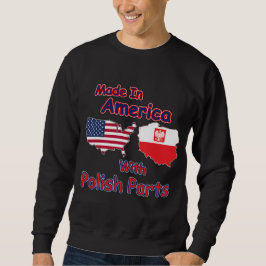 Sudadera Estados Unidos con partes polacas