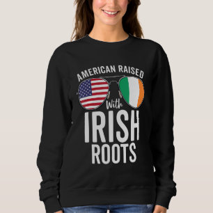 Sudadera Estados Unidos Con Raíces Irlandesas Bandera De Ee