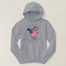 Sudadera Estados Unidos de América del Norte Personalizado 