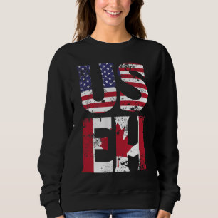 Sudadera Estados Unidos EH Estadounidense Canadiense Cita d