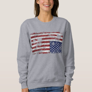 Sudadera Estados Unidos en peligro - Bandera boca abajo