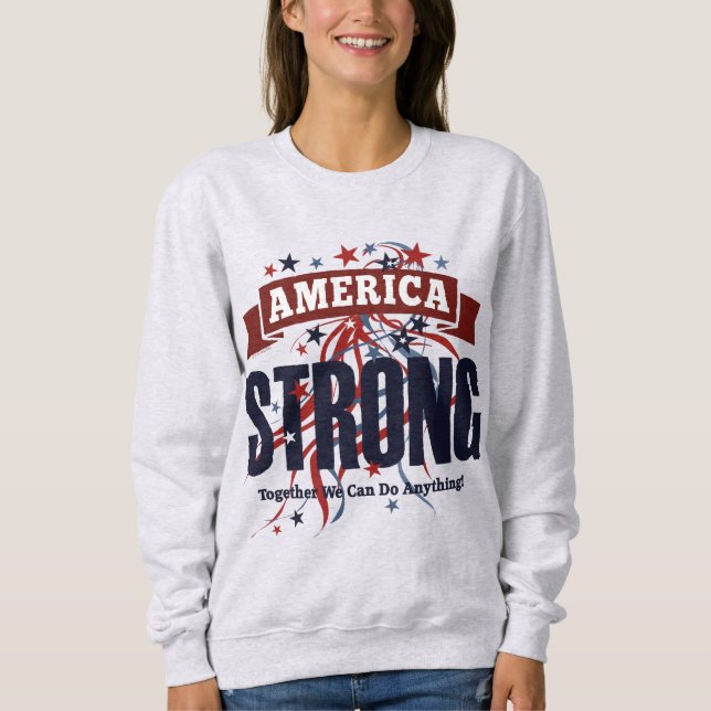 Sudadera Estados Unidos fuerte (Anverso)