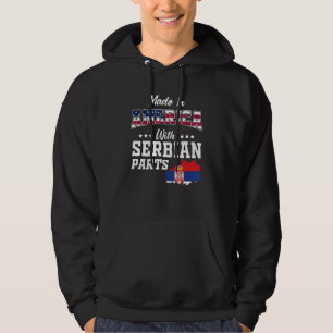 Sudadera Estados Unidos Partes serbias Mapa de Serbia Anten