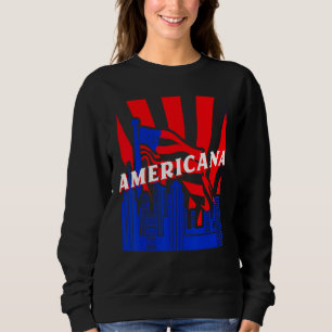 Sudadera Estadounidense, Ciudad, Bandera, BJJ, Jiu-Jitsu, M