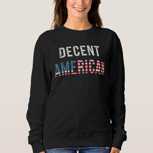 Sudadera Estadounidense Decente (Anverso)