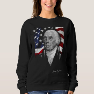 Sudadera estadounidense james madison Ojos Bandera País
