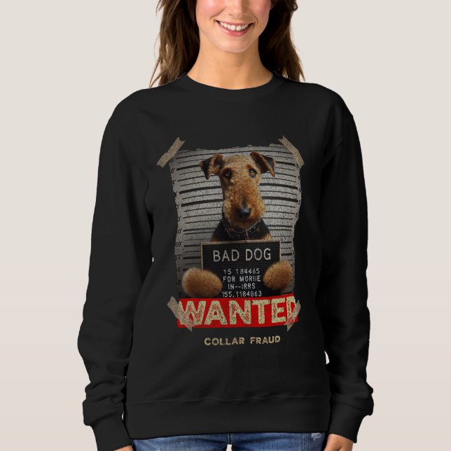 Sudadera Estafador de Collar: El Airedale Terrier (Anverso)