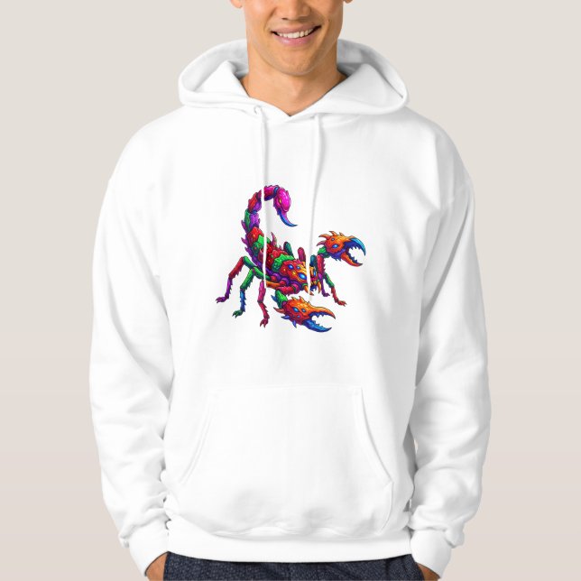 Sudadera Estallido de Escorpión Neon (Anverso)