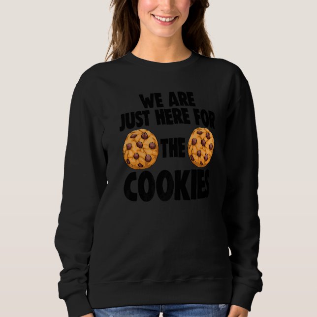Sudadera Estamos Acá Para Cocinar A Las Mujeres Choco Chip  (Anverso)