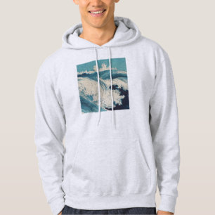 Sudadera Estampa antigua japonesa de bloque de madera de ol