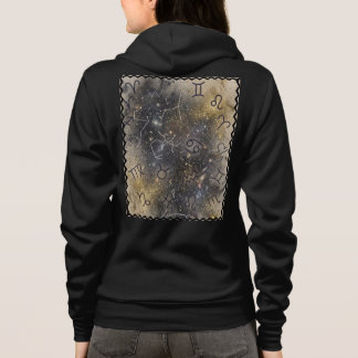 Sudadera Estampa de sello zodiacal en la parte posterior Gr