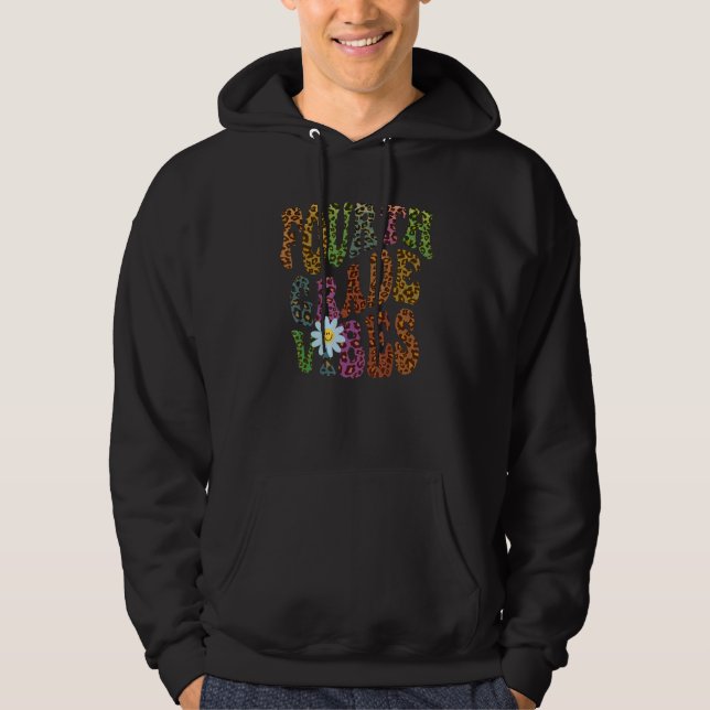 Sudadera Estampado de leopardo VIBES DE CUARTO GRADO Profes (Anverso)