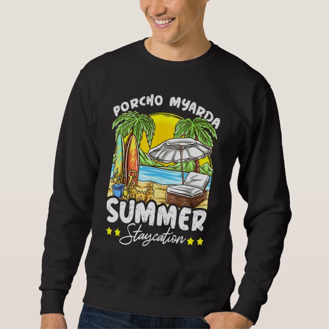 Sudadera Estancia De Verano Porcho Myarda En Casa Ho (Anverso)