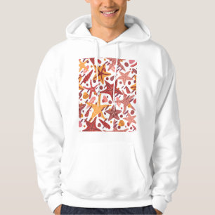 Sudadera Estanques de Starfish: Patrón del Mar Escandinavo