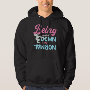 Sudadera Estar al revés es mi normal dichos de gimnasta 1