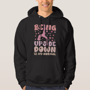 Sudadera Estar al Revés es mi Normal Frases de Gimnasia