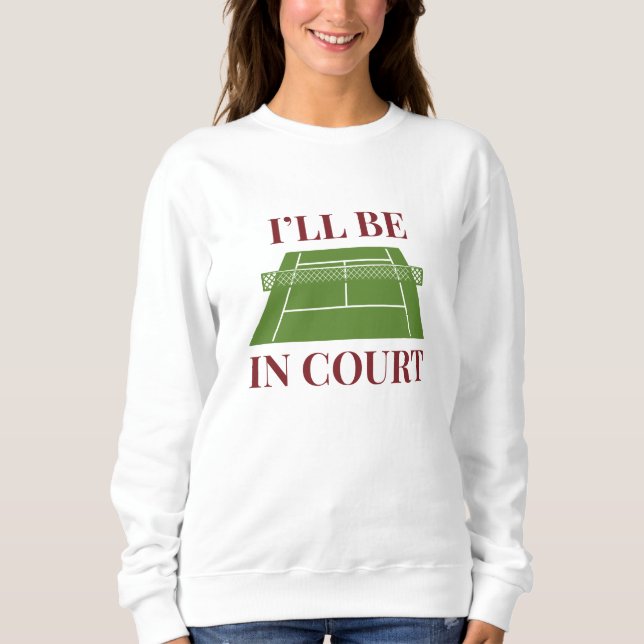 Sudadera Estaré en la corte (Anverso)