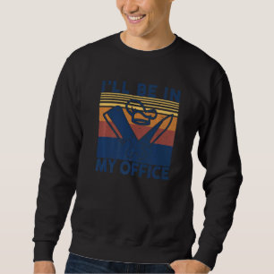 Sudadera Estaré en mi oficina Cocina Cuta Cocina Chef Bak