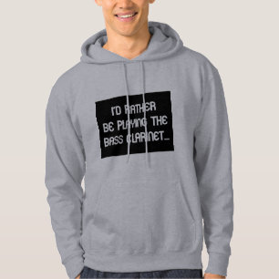 Sudadera Estaría jugando bastante el clarinete bajo