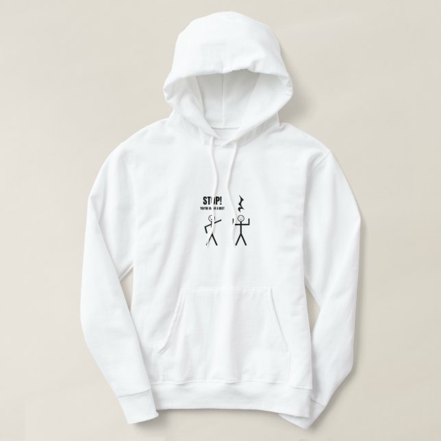 Sudadera Estás bajo el descanso (Diseño del anverso)