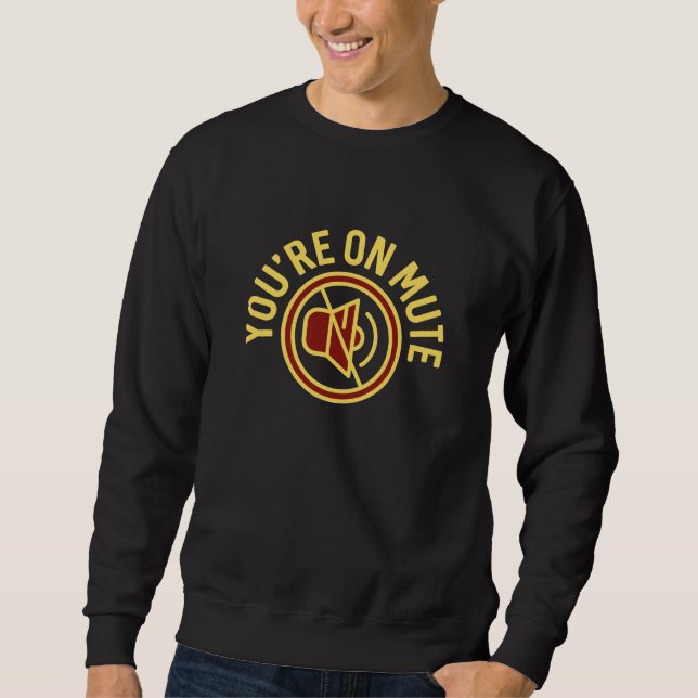 Sudadera Estás en silencio (Anverso)