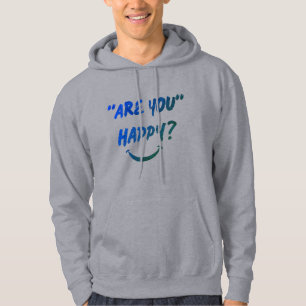 Sudadera ¿Estás Feliz? Con capucha