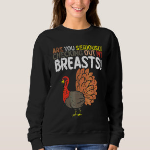 Sudadera ¿Estás seriamente mirando mis senos?