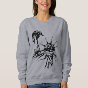 Sudadera estatua de covid de libertad máscara facial