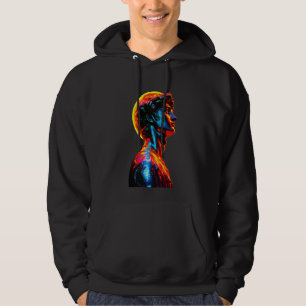 Sudadera Estatua de David de neón