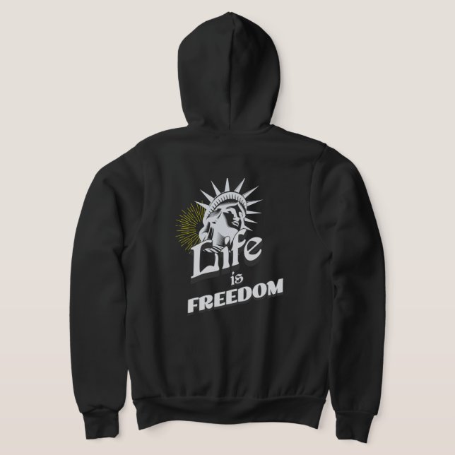 Sudadera Estatua de la camiseta de Libertad (Distribución Reverso )