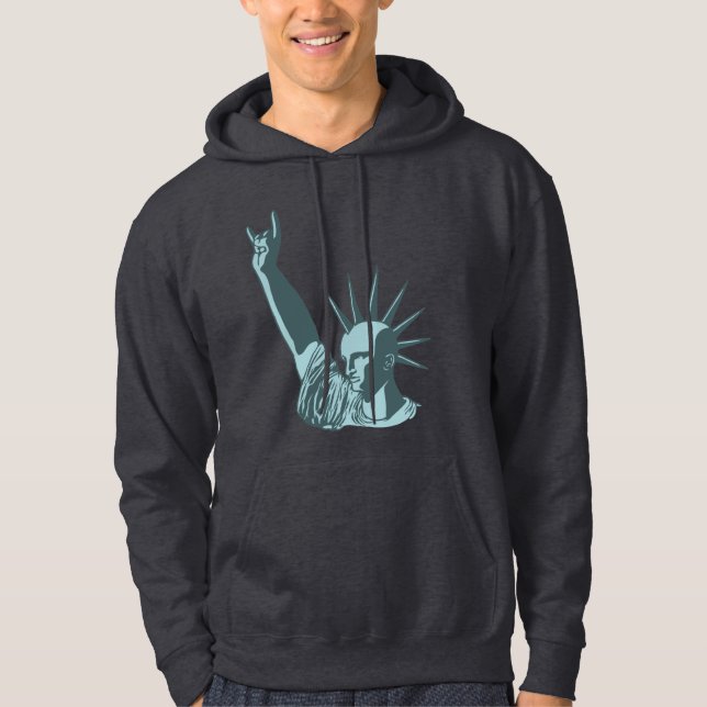 Sudadera Estatua de la dosificación liberal (Anverso)