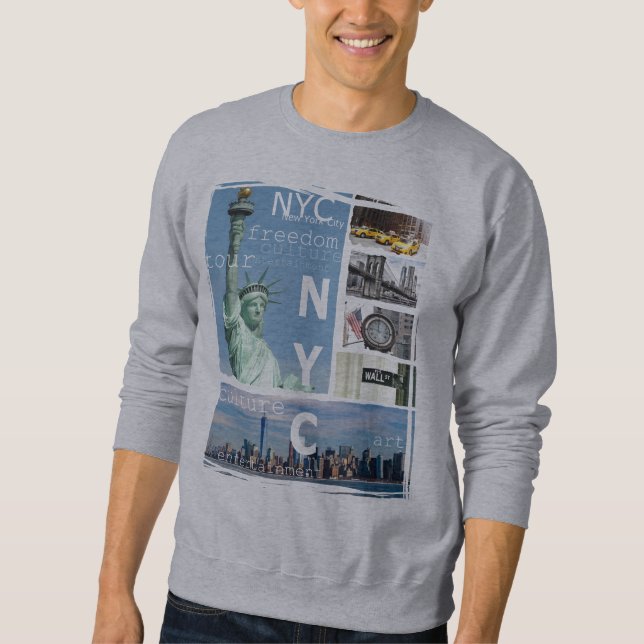 Sudadera Estatua de la Libertad de Nueva York de Nyc Ny Man (Anverso)