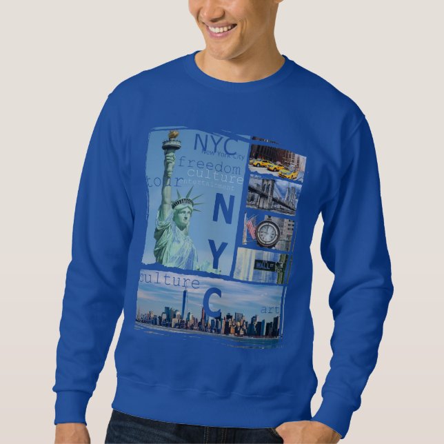 Sudadera Estatua de la Libertad de Nueva York del personali (Anverso)
