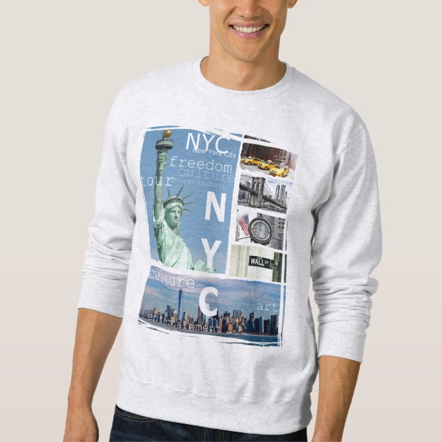 Sudadera Estatua de la Libertad de Nueva York en Manhattan (Anverso)