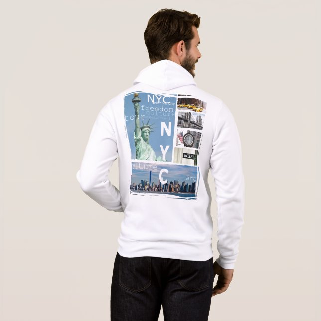 Sudadera Estatua de la Libertad de Nueva York Ny Nyc Manhat (Reverso completo)