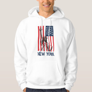 Sudadera Estatua de la Libertad Nueva York NY Bandera de Es