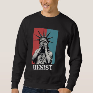 Sudadera Estatua de la Libertad Retro Vintage 2025 Resistir