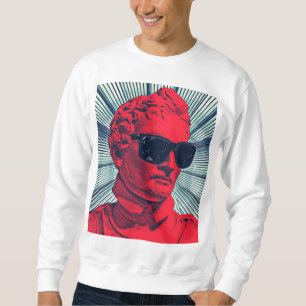 Sudadera Estatua del rojo del inconformista
