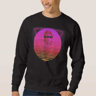 Sudadera Estatua griega Helios Retro Vaporwave Estética 80