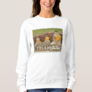 Sudadera Estatuas de Budas sentados   Ayutthaya, Tailandia