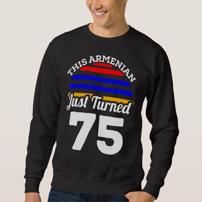 Sudadera Este armenio acaba de cumplir 75 años en Armenia (Anverso)
