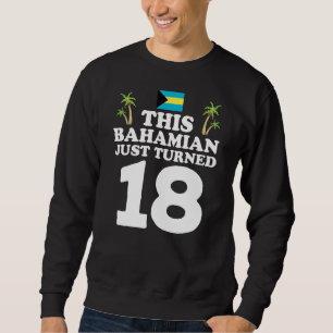 Sudadera Este bahameño acaba de cumplir 18 años en Bahamas