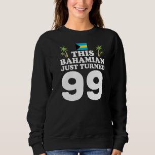 Sudadera Este bahameño acaba de cumplir 99 años en Bahamas