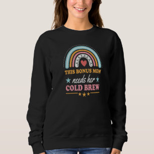 Sudadera Este bono que mamá necesita es Rainbo bohemio frío